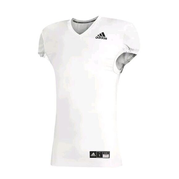 Adidas Woven Football Practice Jersey A1 Stock J White GG7405 Men’s Sz Large NEW - Picture 1 of 15